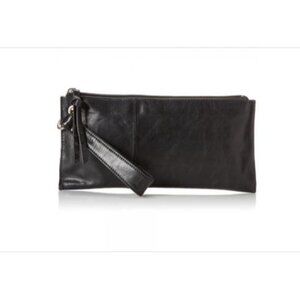 Hobo Vida Wristlet Clutch Wallet Black Leather NWT & Dust Bag! V-Day Gift!!